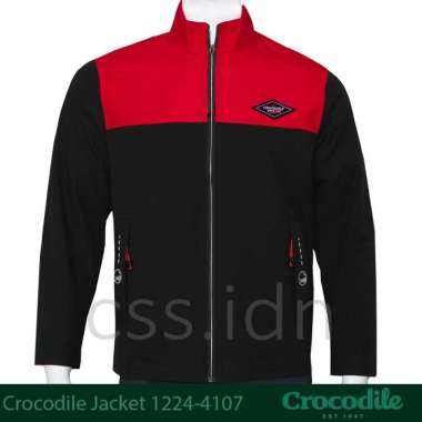 Jacket / Jaket Reversible Pria Crocodile 1224-4107 HitamMerah XL