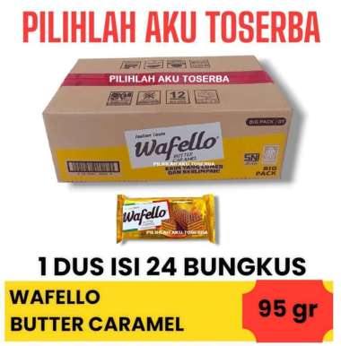 Roma Wafello BUTTER CARAMEL 95 gr - ( HARGA 1 DUS )