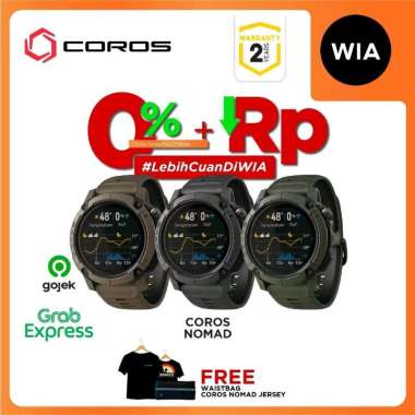WIA Coros Nomad - GPS Adventure Sport Watch Jam Tangan Premium Original Brown