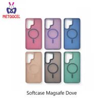 Case Magsafe Dove Suitable for Samsung Galaxy S21 S22 S23 S24 S25 PLUS ULTRA EDGE FE Ultra Fe Softcase Premium Silicone