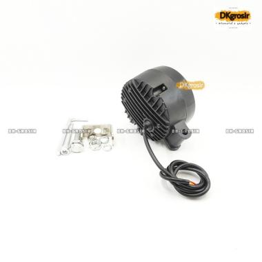 Lampu tembak sorot LED CWL 2 mata lensa 4D 20watt Bulat ring KUNING ORIGINAL 100 % Multicolor