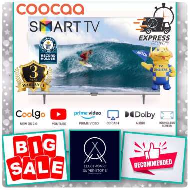 COOCAA 50INCH DIGITAL SMART TV (MODEL : COOCAA 50S3U) 4K UHD SMART LED TV COOCAA