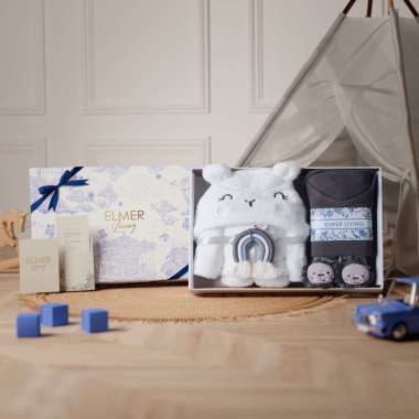 Blanket Series | Elmer Living Hampers Bayi | Newborn Baby Gift Set Blanket Abu