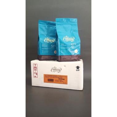 TULIP Dark Bittersweet Couverture Chocolate Choco Chip 250 gr Embassy
