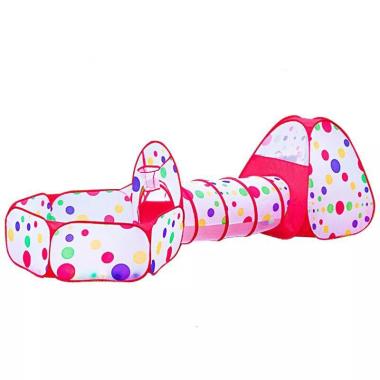 Tenda Terowongan Anak 4 in 1 / Tenda Anak / Terowongan Anak TEROWONGAN Merah