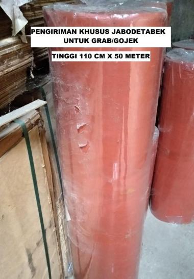 Karpet Talang Air 110 cm x 50 meter Karpet Atap Genteng Merah Flipper