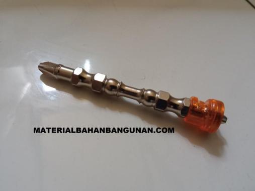 Screwdriver 2 x 65 Mata Bor Angin Magnet Alat Buka Pasang Skrup Perpcs