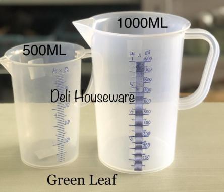 Gelas Takar 1000ML / Gelas Ukur 1Liter Bahan Plastik 500ML