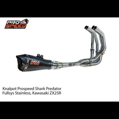 Knalpot Prospeed Shark Predator Kawasaki ZX25 R Underbelly Stainles