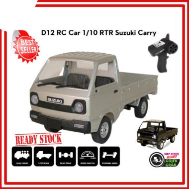 WPL D12 RC Car 1/10 / D12 Rc Drift Suzuki Carry Pickup / Mobil Rc Multicolor