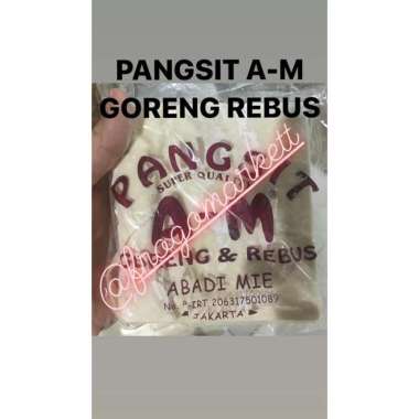 Pangsit Abadi Mie (A-M) Goreng & Rebus Goreng Rebus