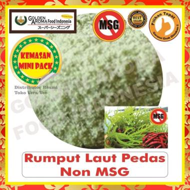 Bumbu Tabur Rasa Rumput Laut Pedas Non MSG 50Gr Bubuk Rumput Laut