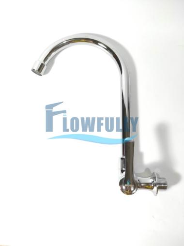 KRAN AIR DAPUR ONDA KUNINGAN V 648 GKU KERAN CUCI PIRING LEHER ANGSA