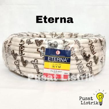 Kabel Listrik Eterna 3x2,5 50meter Kabel NYM tembaga 1 Roll 3x2,5 50m