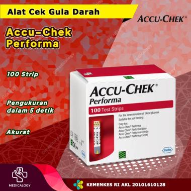 Accu Chek Performa Strip Alat Cek Gula Darah Isi 100