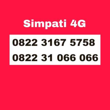 Nomor cantik simpati maju mapan 5758