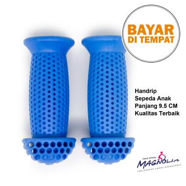 Handgrip Sepeda Anak Karet Pegangan Stang Sepeda Anak Komponen Sepeda Anak Premium Biru