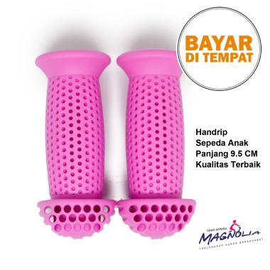 Handgrip Sepeda Anak Karet Pegangan Stang Sepeda Anak Komponen Sepeda Anak Premium Pink