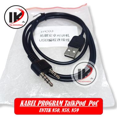 Mizane - Talkpod D5 Kabel Program HT POC N58 N50 Baru Programming