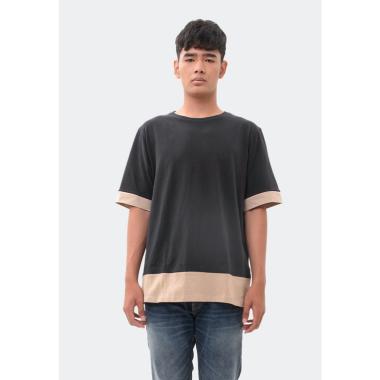 MANZONE Kaos Pria Lengan Pendek CAREFUL - BLACK M