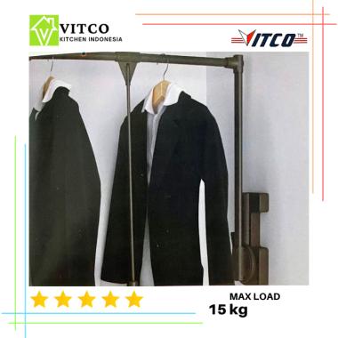 Wardrobe Lifter VITCO / Gantungan Baju Tarik Lemari Lift Slow-Motion