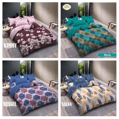 BEDCOVER SET VALLERY QUINCY QUEEN 160X200 MOTIF & POLOS HALUS MURAH EVELYN