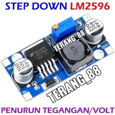 LM2596 ADJUSTABLE 3A DC TO DC STEP DOWN MODULE PENURUNAN TEGANGAN DC BUCK LM 2596