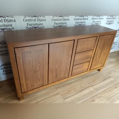 Buffet TV Minimalis Kayu Jati Lemari Bufet Laci Nakas Mebel Jepara