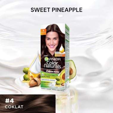 Garnier Color Naturals 60ml - Pewarna Rambut Coklat Kehitaman