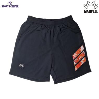 New Celana Pendek Olahraga Marvell Quick Dry Black / Orange XXL