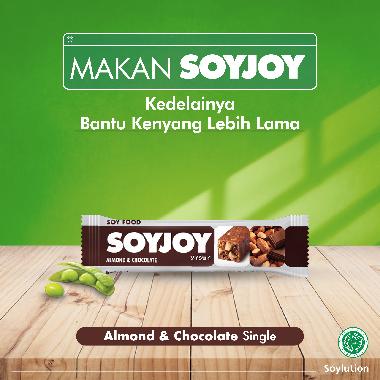 SOYJOY Snack Bar Kedelai Almond & Chocolate 30 gr