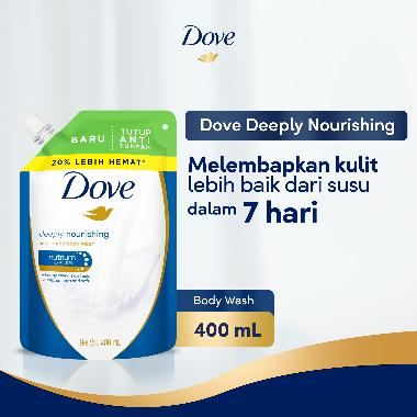 Promo Harga Dove Body Wash Deeply Nourishing 400 ml - Blibli