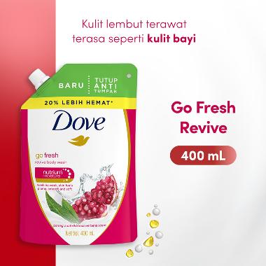 Promo Harga Dove Body Wash Go Fresh Revive 400 ml - Blibli