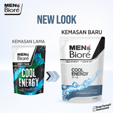 Promo Harga Biore Mens Body Foam Cool Energy 450 ml - Blibli