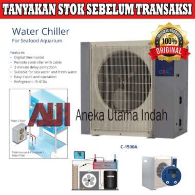 Gea C-1500A Water Chiller For Seafood Aquarium - Mesin Pendingin Air Aquarium Restoran - Mesin Penja