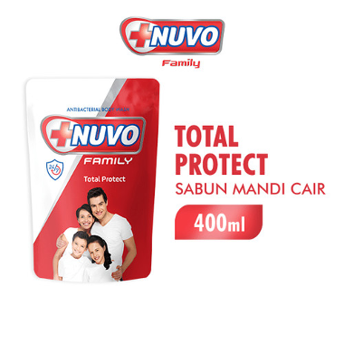 Nuvo Classic Red Pouch Body Wash 400 mL