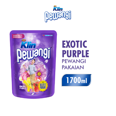 Soklin Pewangi Exotic Purple Pouch 1700 mL