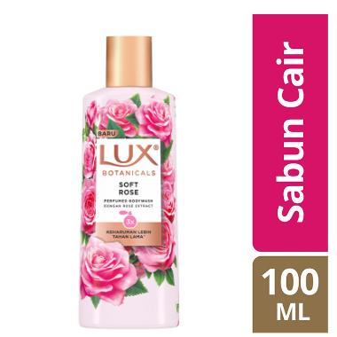 Lux Botanicals Body Wash Sabun Mandi Cair Soft Rose Bottle [100 ml]