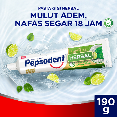 Promo Harga Pepsodent Pasta Gigi Action 123 Herbal 190 gr - Blibli