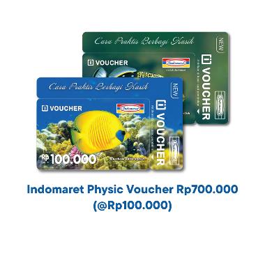 Indomaret Physic Voucher Rp.700.000 [@Rp.100.000]