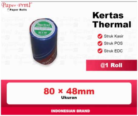 Paperpryns Thermal Roll [80 x 48 mm]