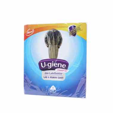 Jas Dokter / Jas Lab Sekali Pakai / Ugiene Cover Gown / Jas Lab Disposable Non Woven Sekali Pakai Wh