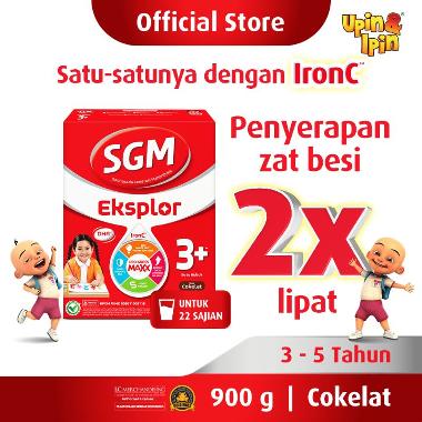 Promo Harga SGM Eksplor 3+ Susu Pertumbuhan Coklat 900 gr - Blibli