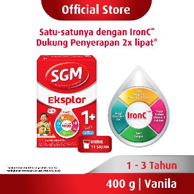 Promo Harga SGM Eksplor 1+ Susu Pertumbuhan Vanila 400 gr - Blibli