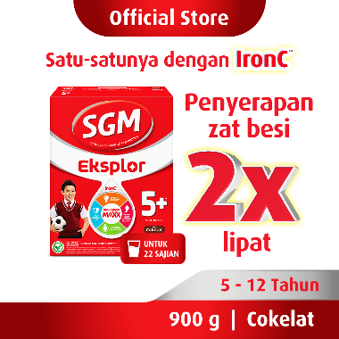 Promo Harga SGM Eksplor 5+ Susu Pertumbuhan Coklat 900 gr - Blibli