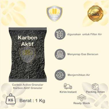 Karbon Aktif Granular 1/2 Kg(500g) & 1 Kg(1000g)/ Carbon Active Granular 1/2 Kg(500g) & 1 Kg(1000g)/