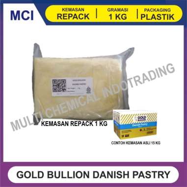 KORSVET GOLD BULLION DANISH PASTRY UNTUK CROISSANT REPACK 1 KG