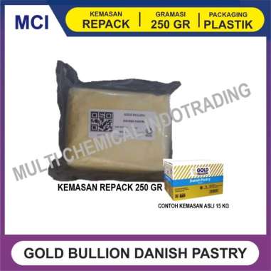 KORSVET GOLD BULLION DANISH PASTRY UNTUK CROISSANT REPACK 250 GR