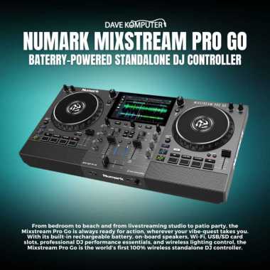 Numark Mixstream Pro Go Battery-powered Standalone DJ Controller