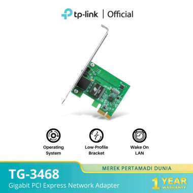 Original Lan Card TP-link TG-3468 Gigabit PCI Express Green
